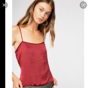 NEW WITH TAGS Free People Silk Bodysuit